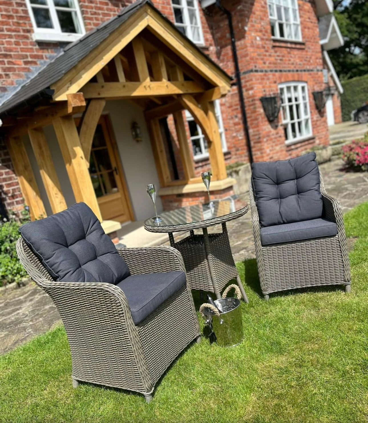 Bistro Rattan Garden Set LIMITED STOCK