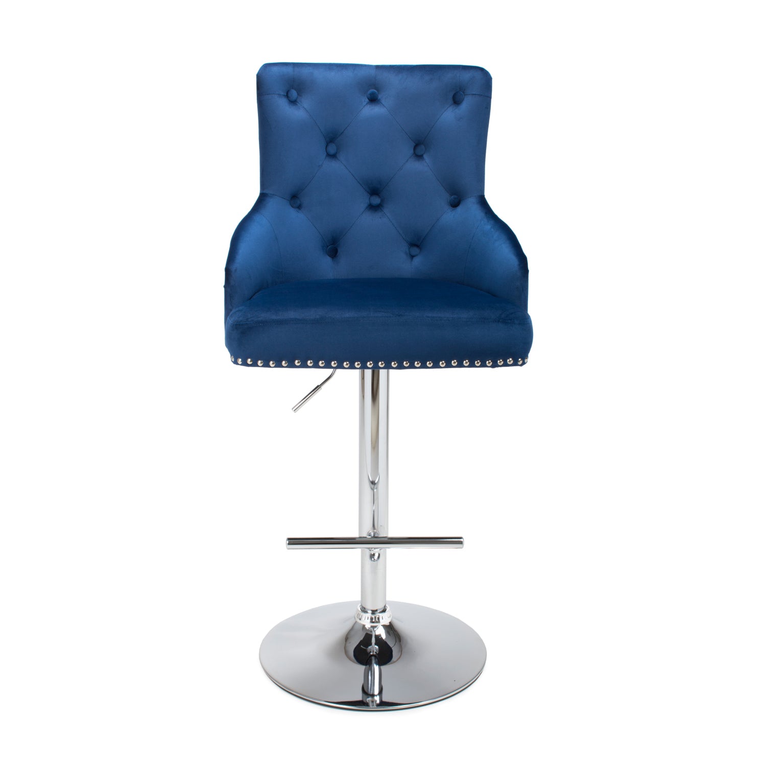 Rocco brush velvet adjustable bar stools from Top Secret Furniture