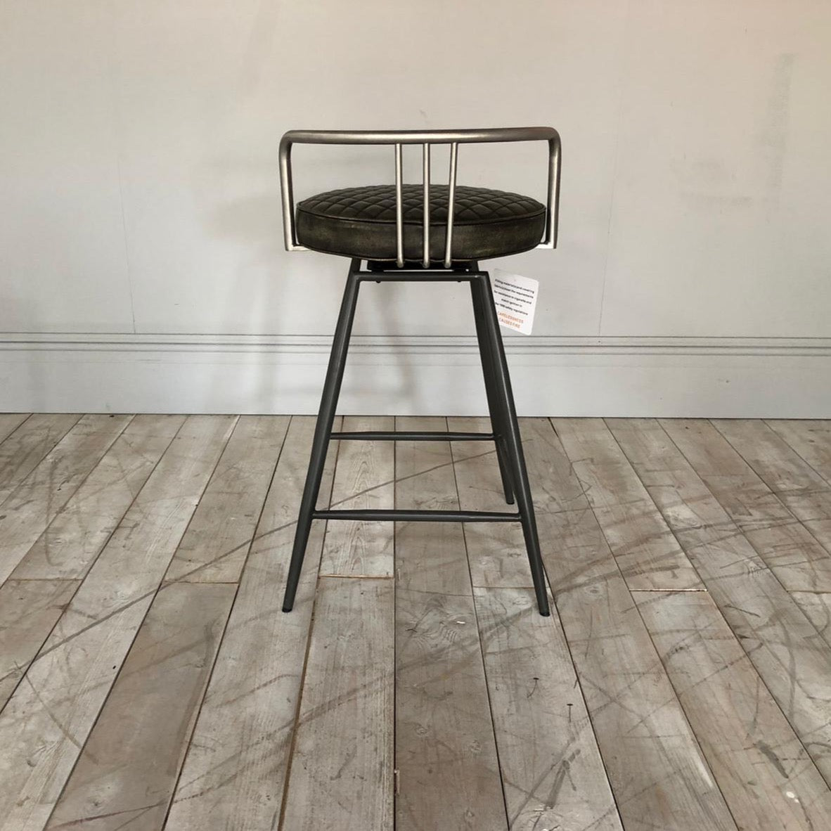 Mason low  back swivel bar stool available from Top Secret Furniture
