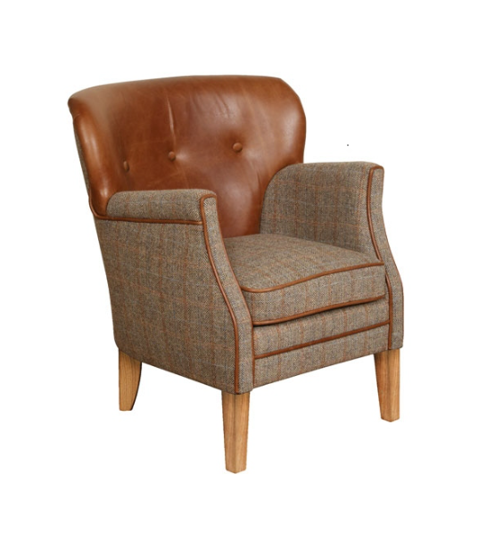 Elston Harris Tweed Arm Chair from Top Secret Furniture
