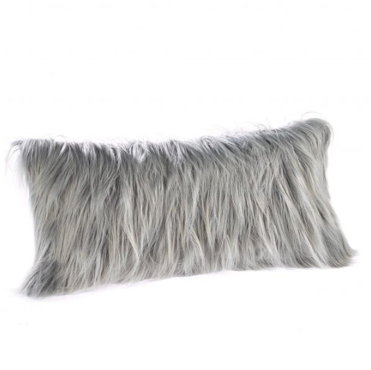 Katrina Hampton faux fur and boudoir cushions from Top Secret Furniture