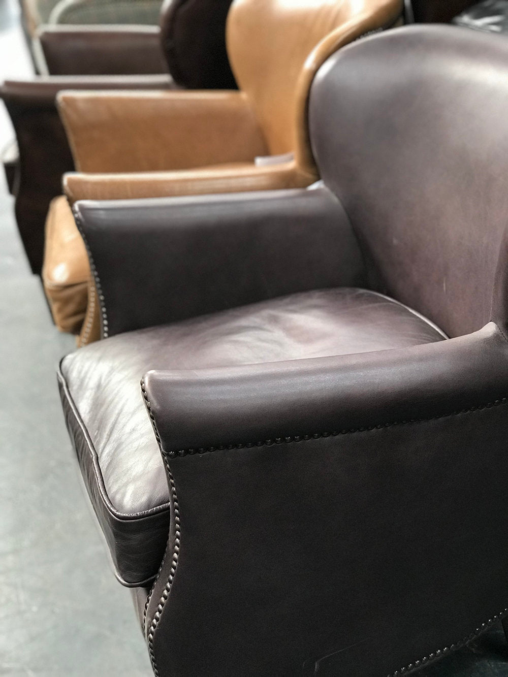 Reader Chair - Halo Professor Leather Armchairs