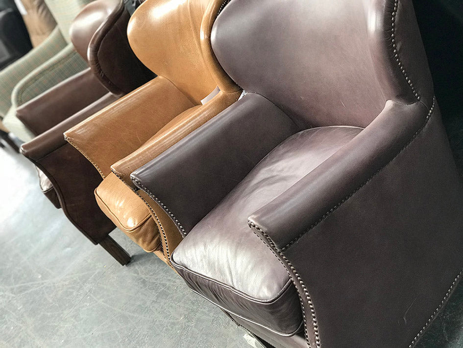 Reader Chair - Halo Professor Leather Armchairs