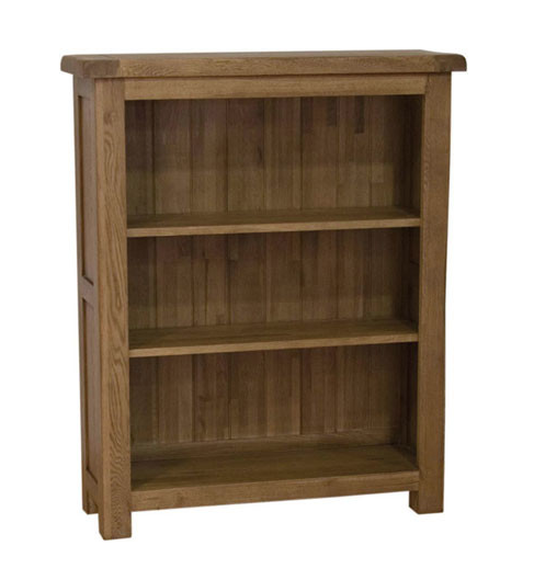 Small Rustic Bookcase Solid Oak Furniture