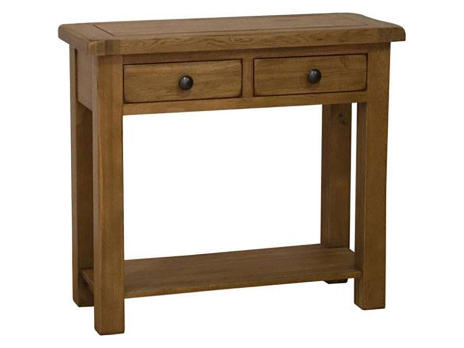 Rustic Hall or Console Table - Solid Oak Furniture