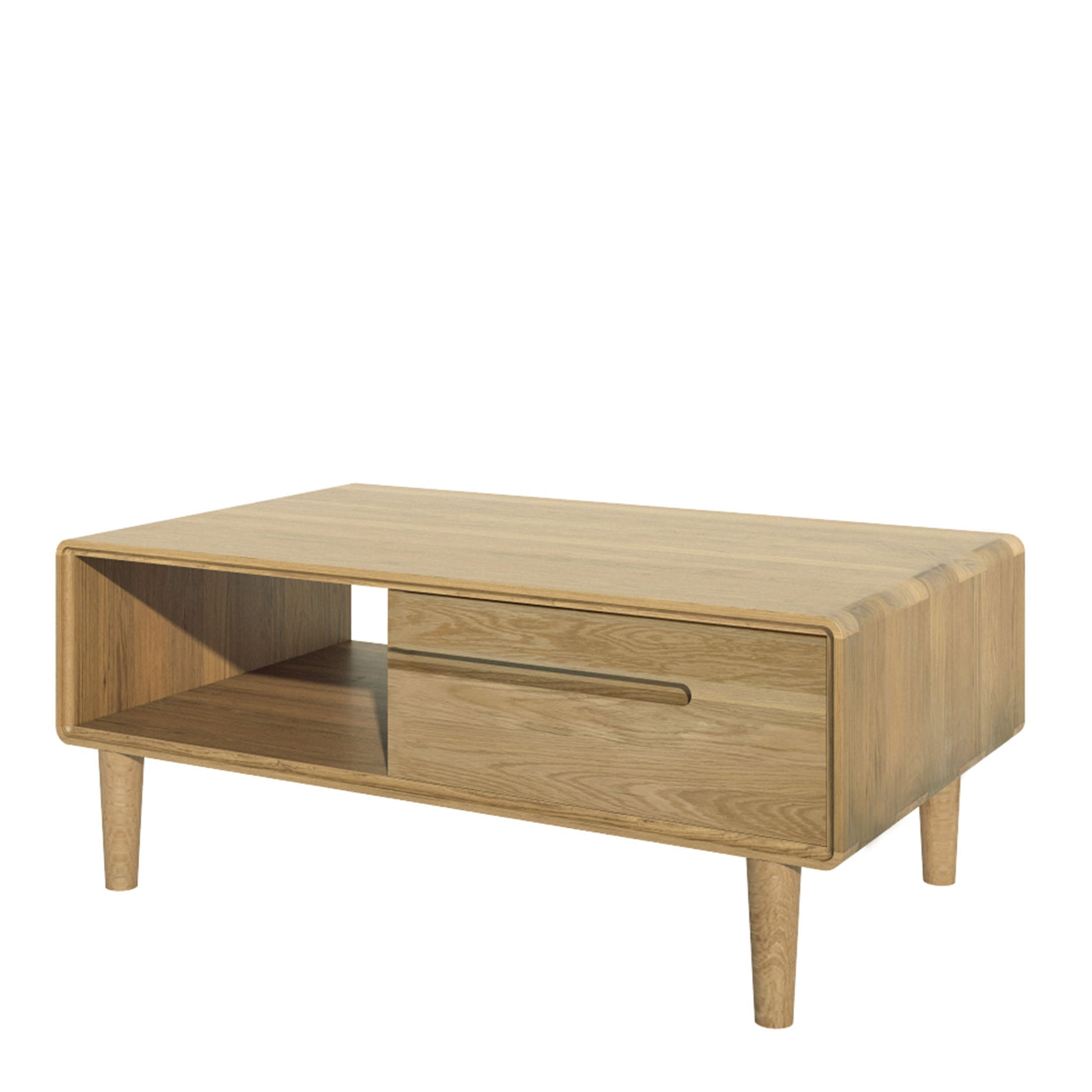 Nordic Scandinavian Furniture oak coffee table from Top Secret Furniture