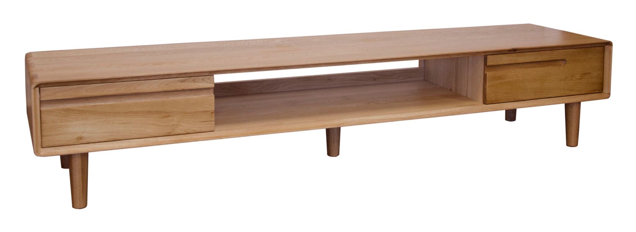 Nordic Scandic Oak Furniture, wide TV unit - from Top Secret Furniture