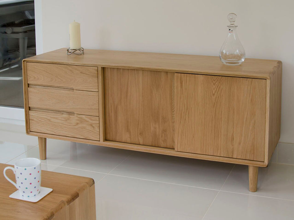 Nordic Scandic Oak Sideboard Furniture Range from Top Secret Furniture