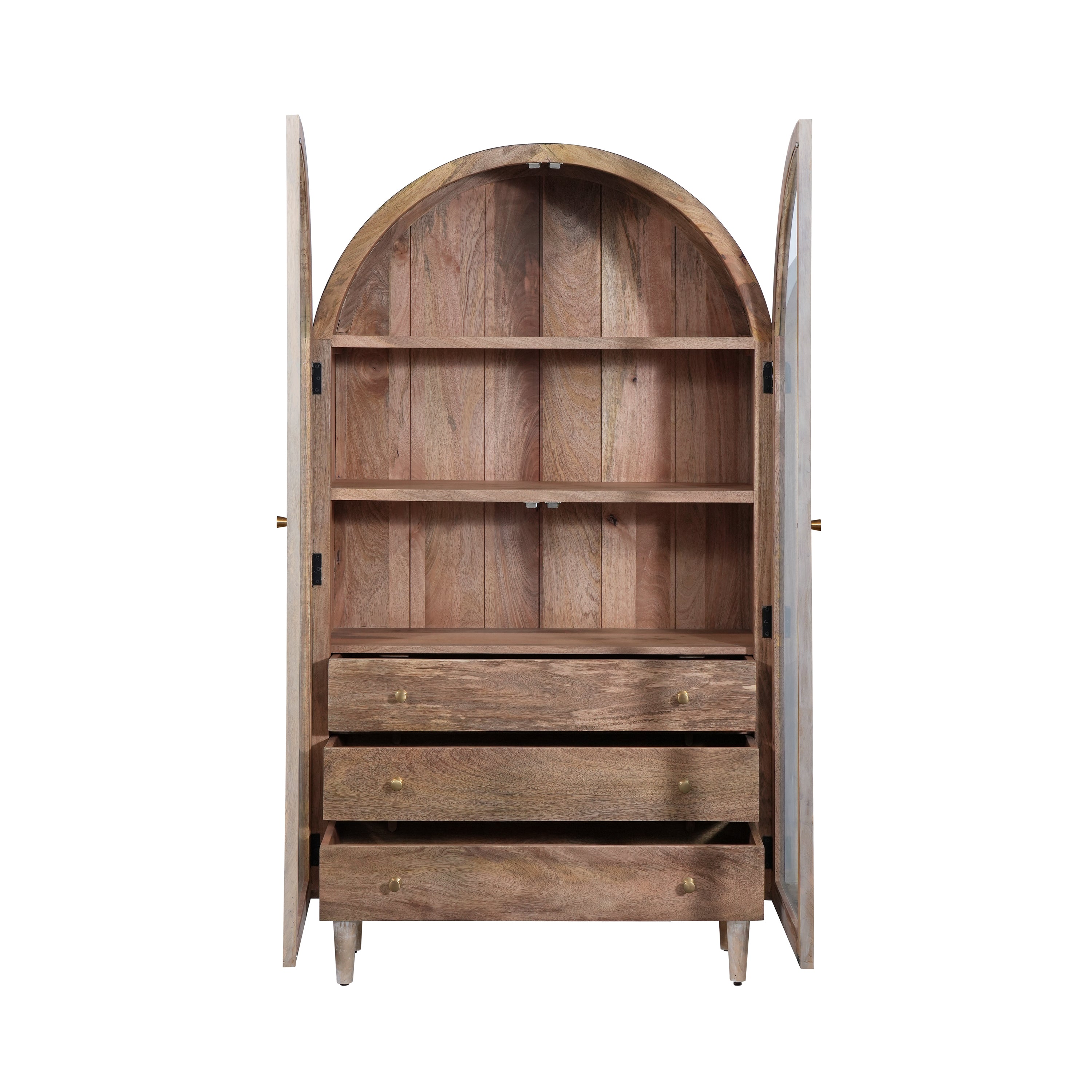 Iconic 2 Door Glass Cabinet.