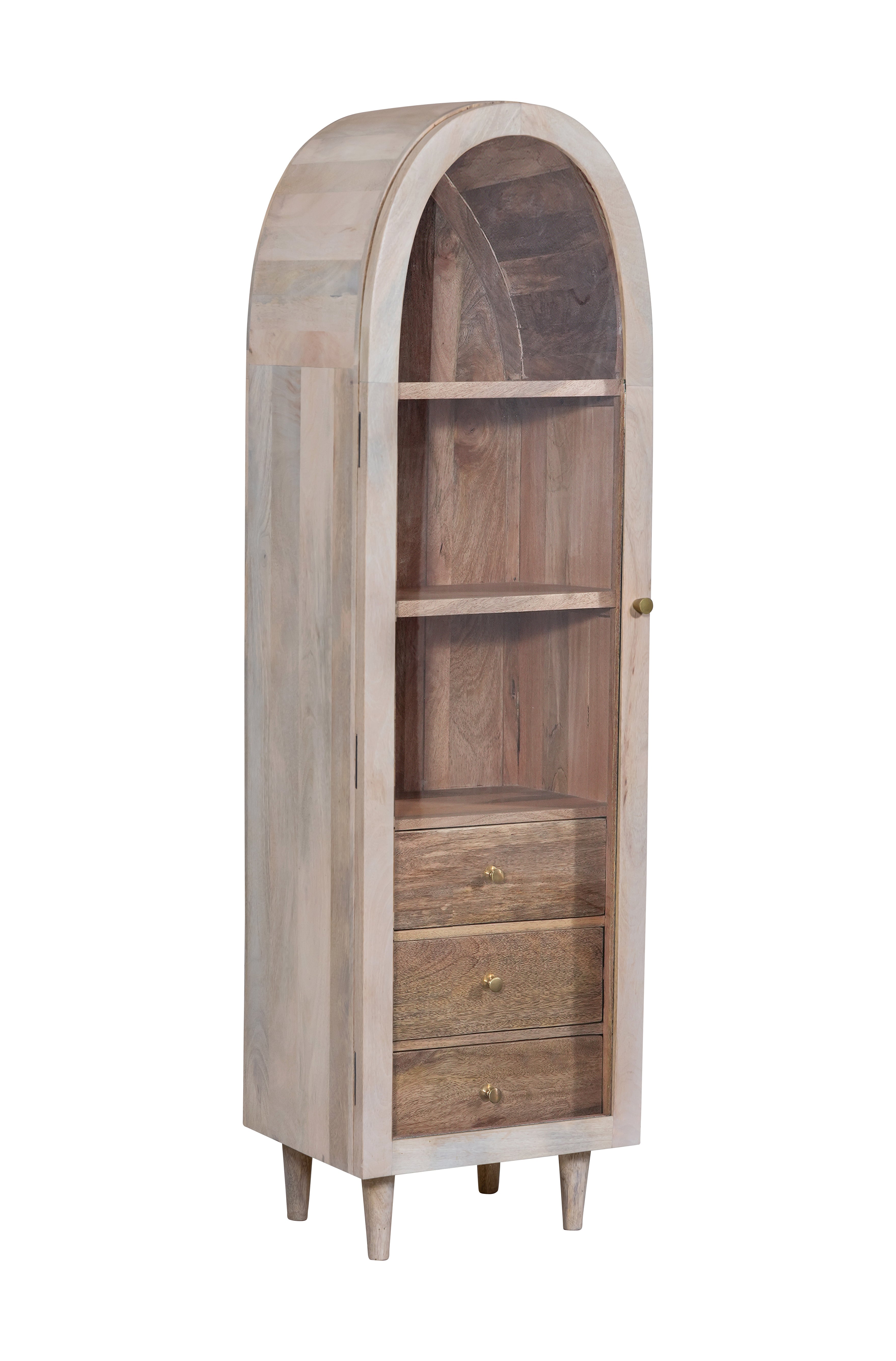 Iconic Single Door Glass Cabinet