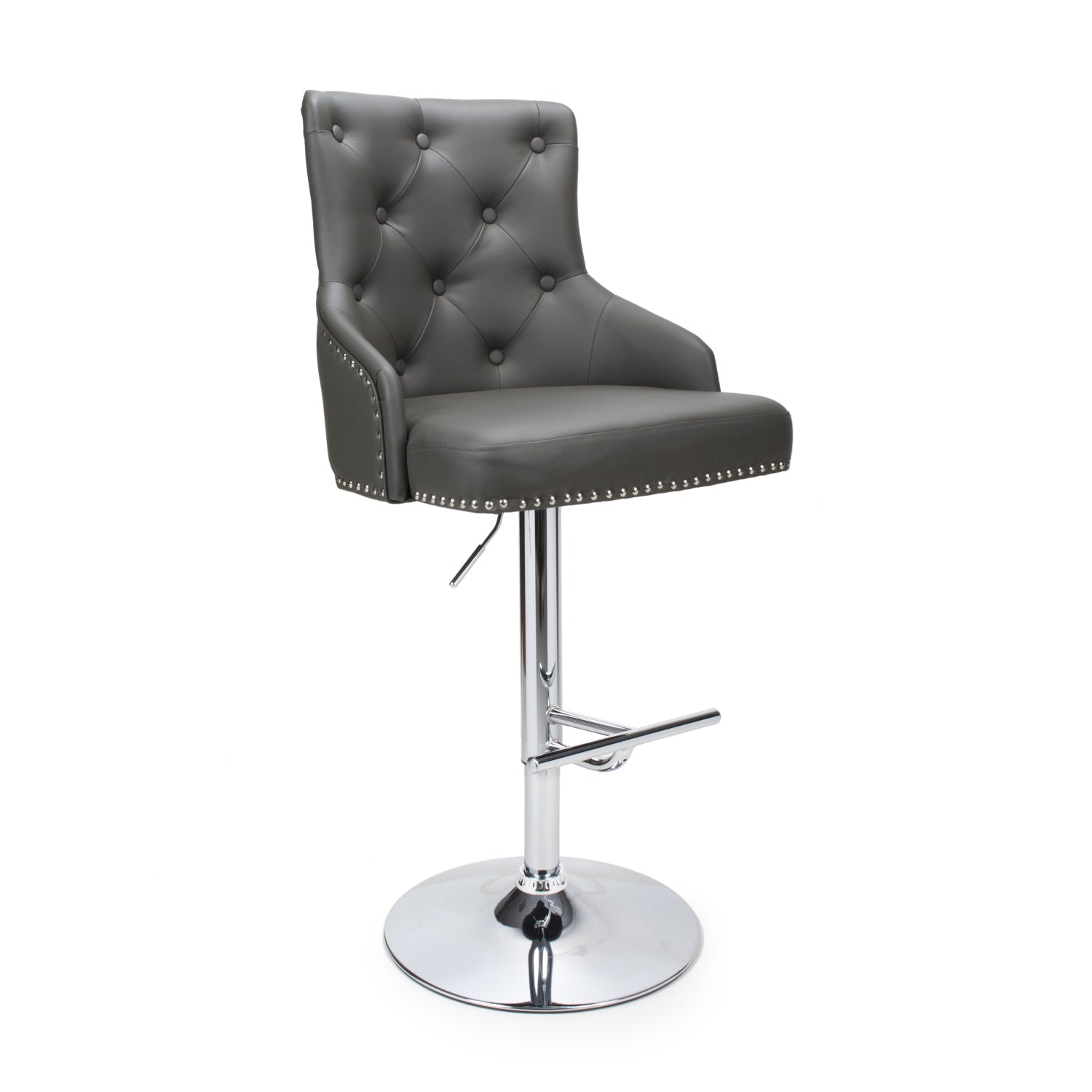 Rocco Faux Leather adjustable bar stools from Top Secret Furniture