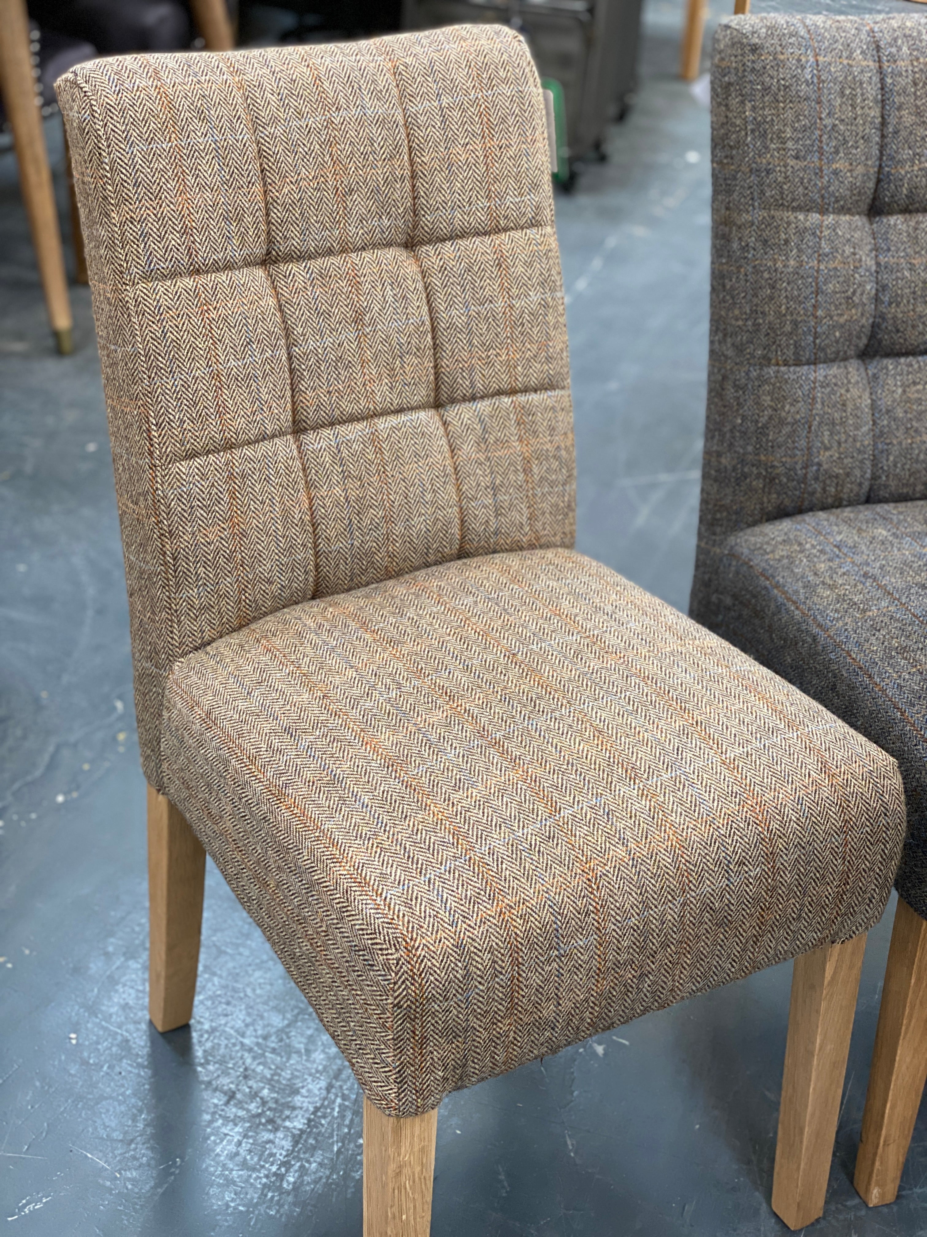 Colin Harris Tweed Dining Chairs from Top Secret Furniture