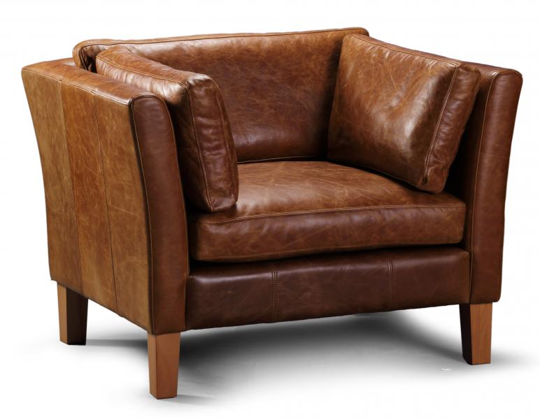 Barton leather Arm Chair