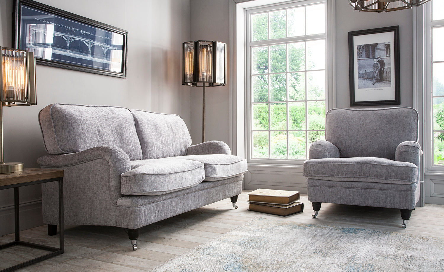 Hawksworth 2/3 seater Sofa and Armchair