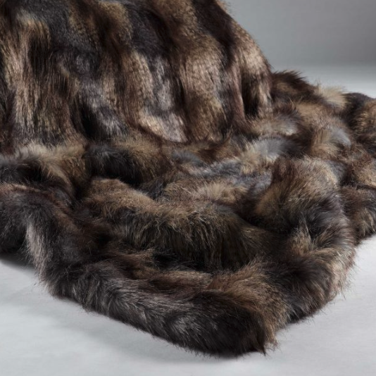 Katrina Hampton Faux Fur Throws from Top Secret Furniture