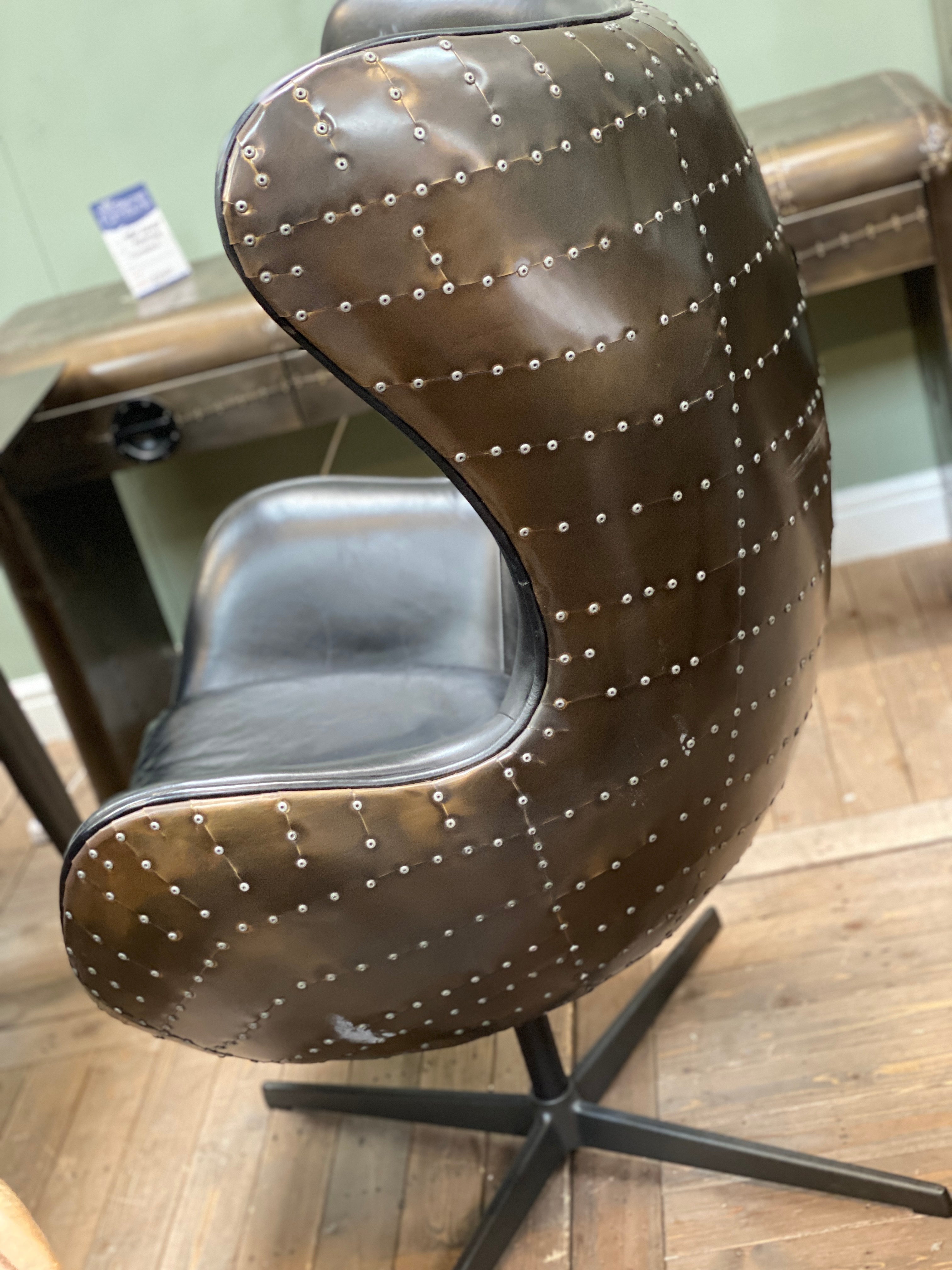 Aviator Keeler Wing Desk Chair available from Top Secret Furniture, Holmes Chapel, Cheshire
