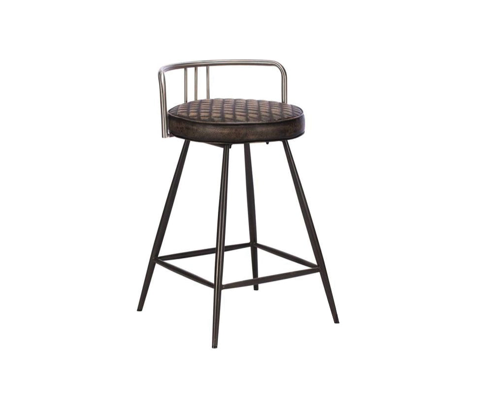 Mason low  back swivel bar stool available from Top Secret Furniture