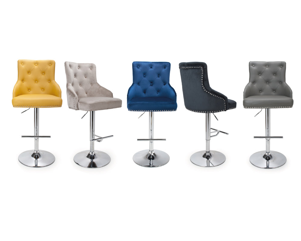 Rocco adjustable bar stools range from Top Secret Furniture