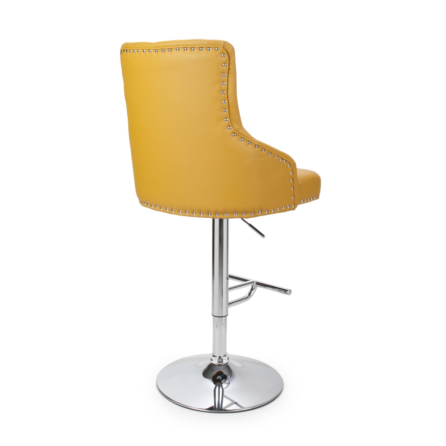 Rocco leather effect adjustable bar stools from Top Secret Furniture