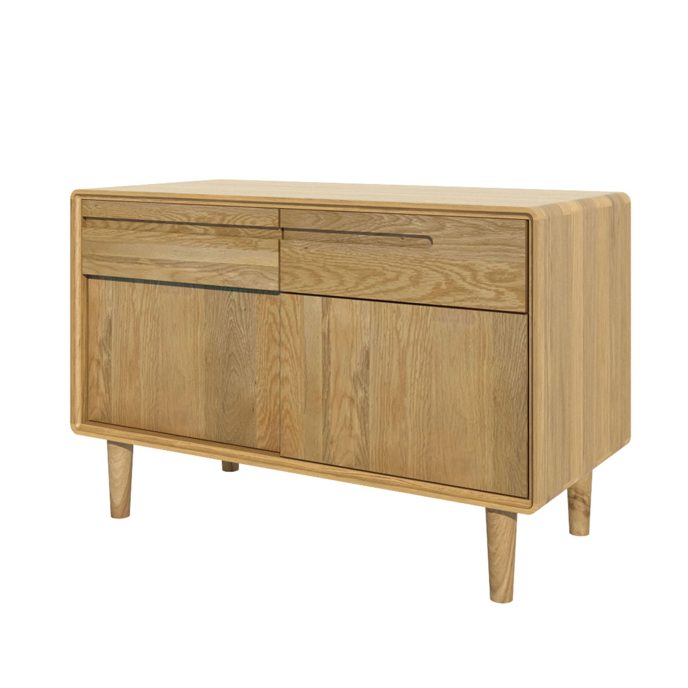 Nordic Scandic Oak narrow sideboard Furniture from Top Secret Furniture