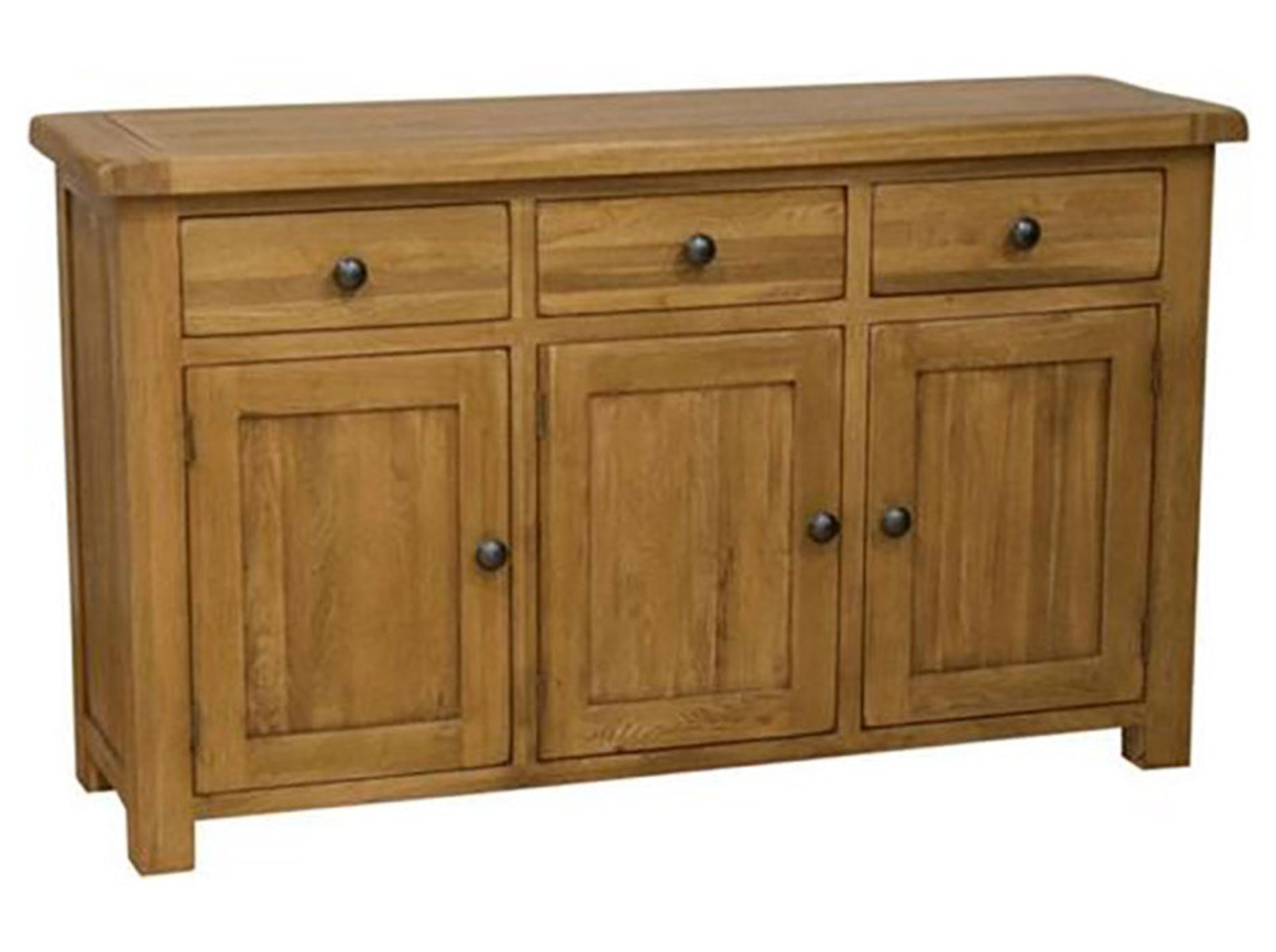 Rustic Large Oak Sideboard - Solid Oak Furniture