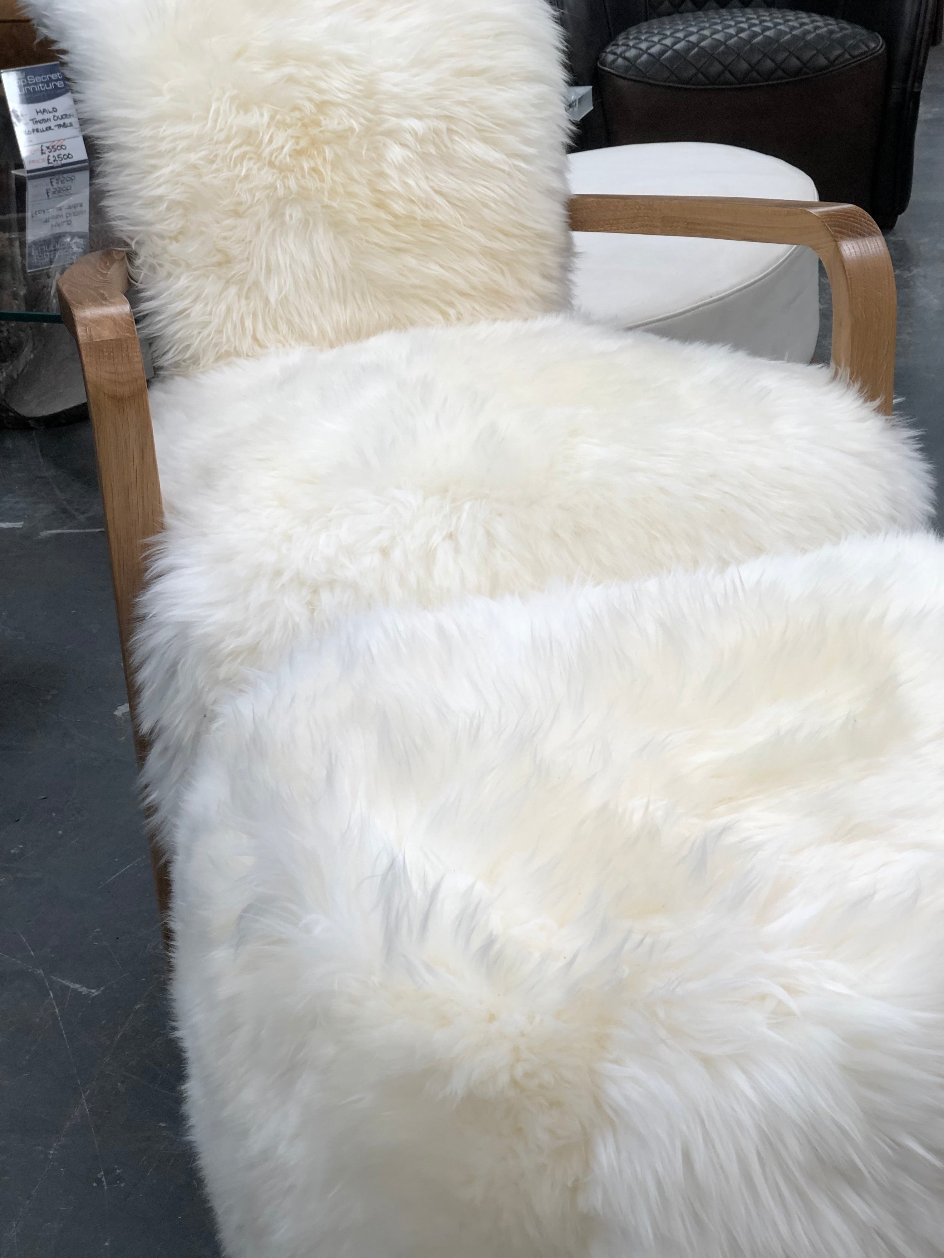 Baa Baa armchair and footstool
