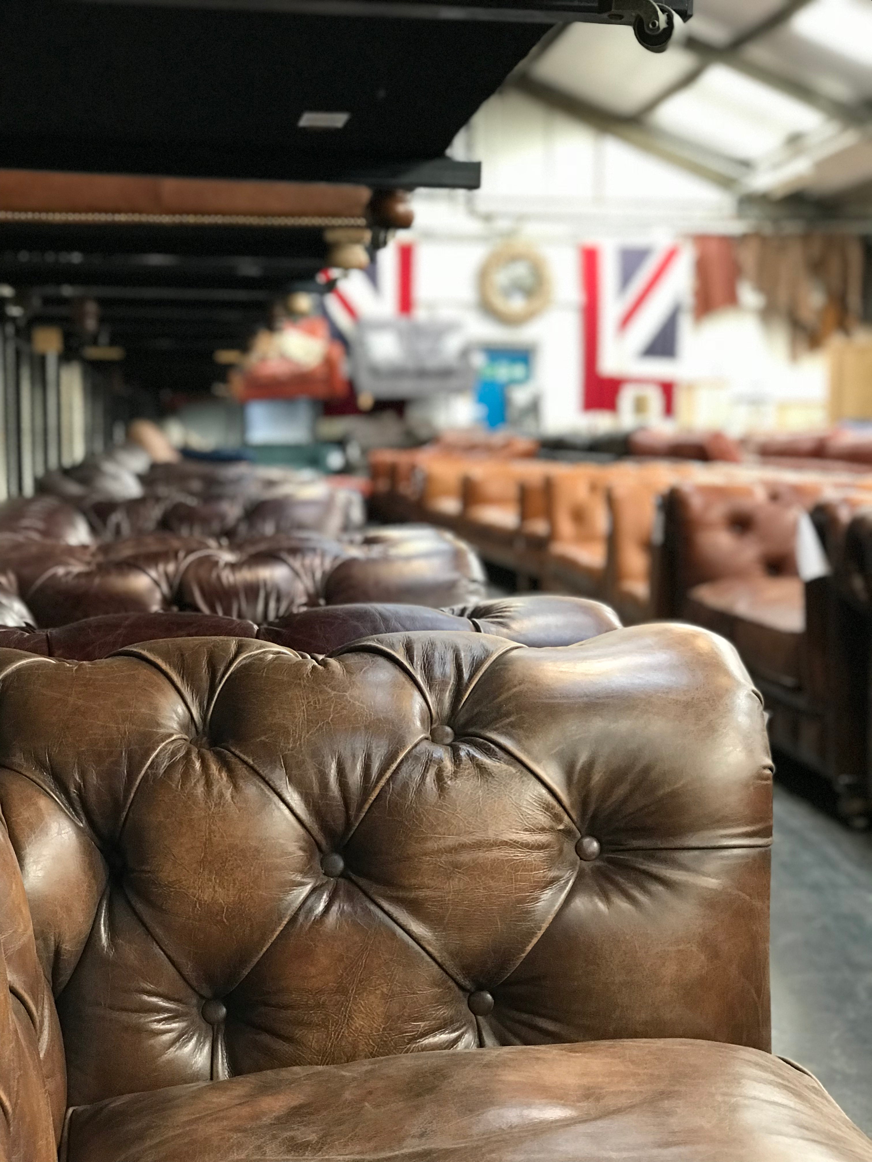 Chesterfield Leather Sofas from Top Secret Furniture Outlet Village Cheshire